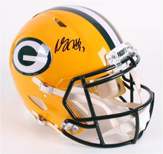 2021 Davante Adams Green Bay Packers Signed Helmet *JSA*