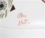1935-45 Don Hutson Green Bay Packers Signed HOF Football (JSA) 