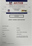2018 J'Mon Moore Green Bay Packers Game Worn Jersey w/ 100 Seasons Patch 