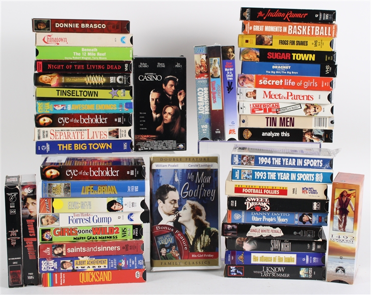 1990s-2000 VHS Movie Collection (Lot of 45)