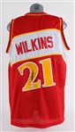 1982-94 Dominique Wilkins Atlanta Hawks Signed Jersey (Prime Time)
