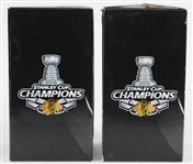 2015 Patrick Kane & Jonathan Toews Chicago Blackhawks 9 Stanley Cup Champions Bobbleheads (Lot of 2)