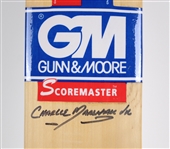 1970s-2000s Charles Marshall Jr Bermuda Signed Cricket Bat (JSA) 