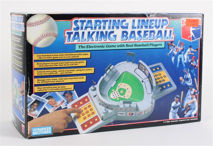 1988 Starting Line Up Talking Baseball Parker Brothers 17"x7"x11" Game 