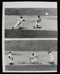 1947-56 Jackie Robinson Brooklyn Dodgers 8"x10" Original Wire Photo 