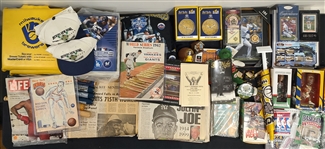 1970s-2020s Milwaukee Brewers, Basketball Newspapers, Magazines, Caps & more (Lot of 250+)