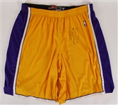 Shaquille ONeal Los Angeles Lakers Signed Shorts (JSA) 