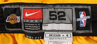 Shaquille O'Neal Los Angeles Lakers Signed Shorts (JSA) 