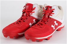 2018-22 Juan Soto Washington Nationals Game Worn Cleats (MEARS LOA)
