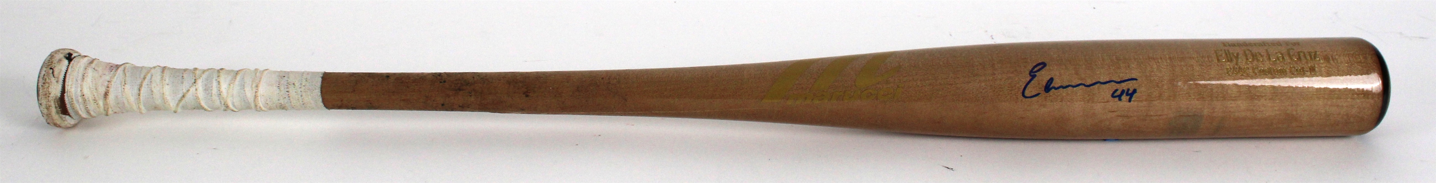 2026 Elly De La Cruz Cincinnati Reds Signed Marucci Professional Model Game Used Bat (PSA/DNA) MEARS A8