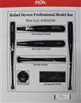 2025 Rafael Devers San Francisco Giants Victus Game Used Professional Model Bat (PSA/DNA GU 7)