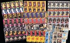 1990s Basketball, Football, Desert Storm & more Uncut Trading Card Sheets (Lot of 260+)