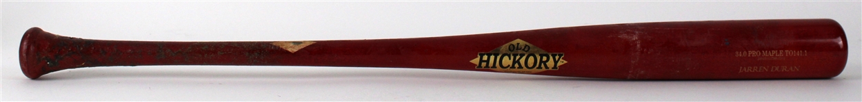 2020-21 circa Jarren Duran Boston Red Sox Old Hickory Professional Model Game Used Bat (MEARS 10)