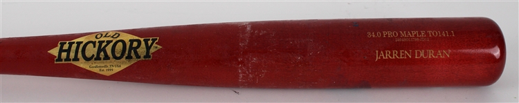 2020-21 circa Jarren Duran Boston Red Sox Old Hickory Professional Model Game Used Bat (MEARS 10)