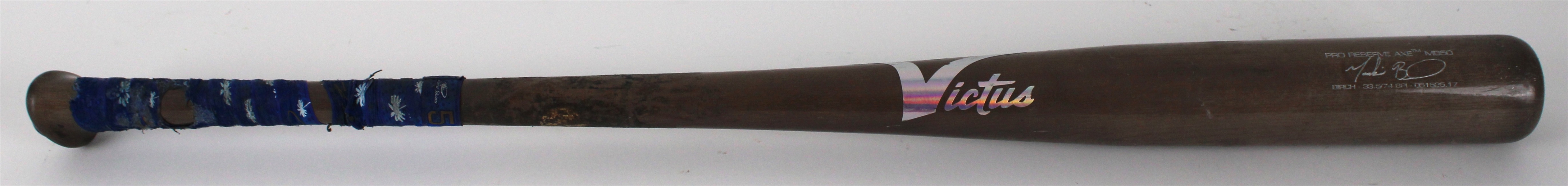2025 Mookie Betts Los Angeles Dodgers Victus Professional Model Game Used Bat (MEARS A9)