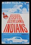 1961 Mickey Mantle New York Yankees vs Cleveland Indians Homerun Baseball w/ Scorecard 