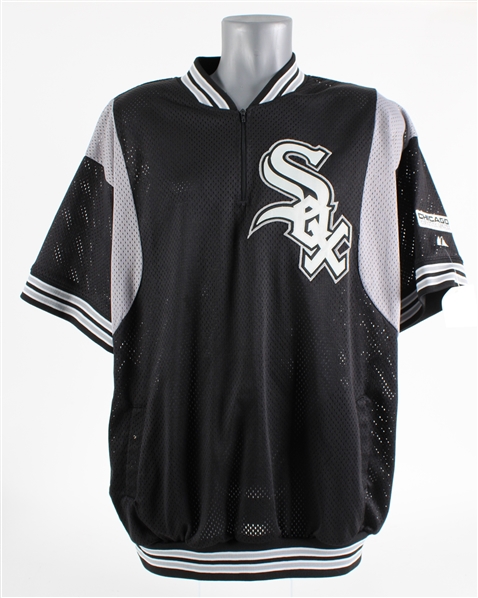 2010 Alex Rios Chicago White Sox Game Worn Warm Up Jacket (MEARS LOA)