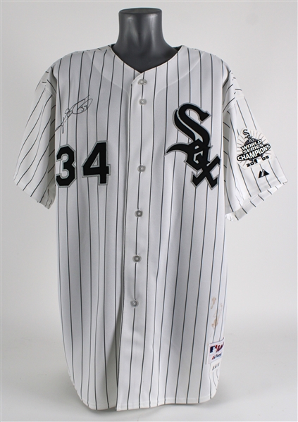 2006 Freddy Garcia Chicago White Sox Signed Game Worn Jersey (JSA) MEARS LOA
