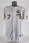 2013 Jeff Keppinger Chicago White Sox Signed Game Worn Memorial Jersey (MLB Hologram/JSA) MEARS LOA