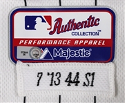 2013 Jeff Keppinger Chicago White Sox Signed Game Worn Memorial Jersey (MLB Hologram/JSA) MEARS LOA