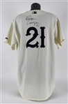2006 Don Cooper Chicago White Sox TBTC for 1906 Signed Game Worn Uniform (JSA) MEARS LOA