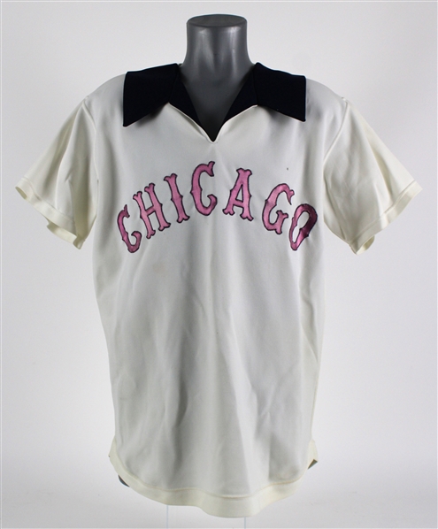 1976-78 Ken Silvestri Chicago White Sox Game Worn Home Jersey (MEARS A9)
