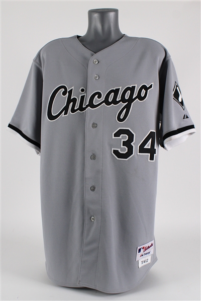 2010 Gavin Floyd Chicago White Sox Game Worn Road Jersey (MEARS LOA)