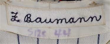 1961 Frank Baumann Chicago White Sox Game Worn Home Jersey (MEARS / Restored Numbers)