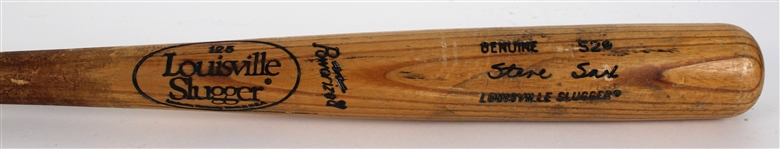 1986-89 Steve Sax Louisville Slugger Professional Model Game Used Bat (MEARS A8) 