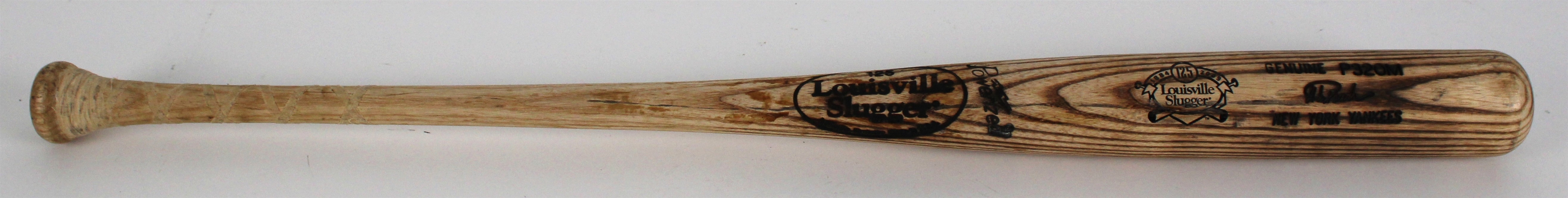 2009 Jorge Posada New York Yankees Louisville Slugger Professional Model Game Used Bat (MEARS A8)