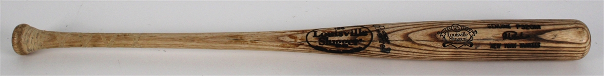 2009 Jorge Posada New York Yankees Louisville Slugger Professional Model Game Used Bat (MEARS A8)