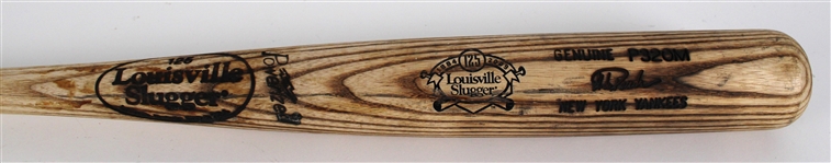 2009 Jorge Posada New York Yankees Louisville Slugger Professional Model Game Used Bat (MEARS A8)