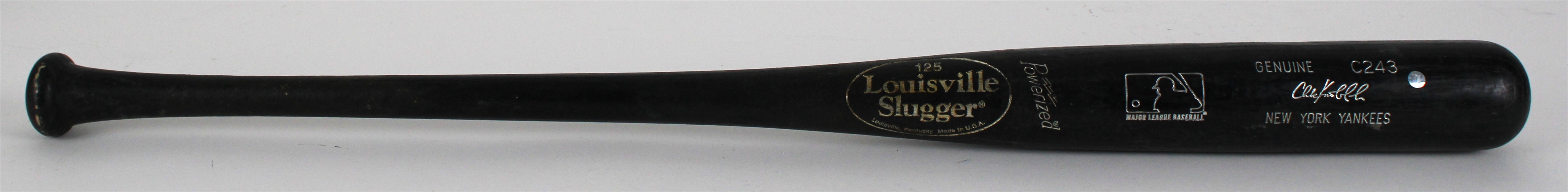 1998-2000 circa Chuch Knoblauch New York Yankees Louisville Slugger Game Used Professional Model Bat (Steiner) MEARS A10