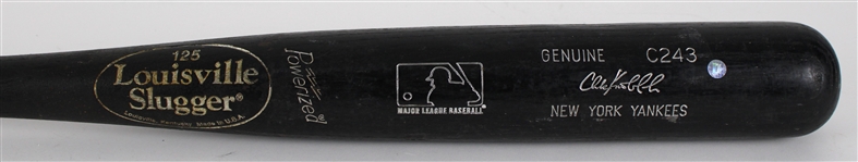 1998-2000 circa Chuch Knoblauch New York Yankees Louisville Slugger Game Used Professional Model Bat (Steiner) MEARS A10