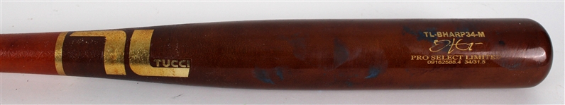 2025 Bryce Harper Philadelphia Phillies Tucci Professional Model Game Used Bat (MEARS A9)