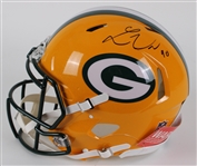 2023-present Lukas Van Ness Green Bay Packers Signed Riddell Helmet (JSA) 