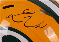 2023-present Lukas Van Ness Green Bay Packers Signed Riddell Helmet (JSA) 