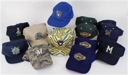 1990s-2000s Milwaukee Brewers SGA New Vintage Style Caps (Lot of 15)