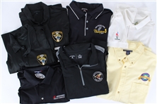 1990s-2000s Stadium Staff Polos & Long Sleeve Shirts w/ Logos (Lot of 7)