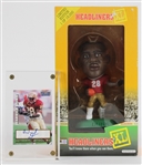 1997-98 Warrick Dunn Tampa Bay Buccaneers Signed Pro Line Card w/ Headliners Figure