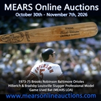 1974 Brooks Robinson Baltimore Orioles Hillerich & Bradsby Louisville Slugger Professional Model Game Used Bat (MEARS LOA)
