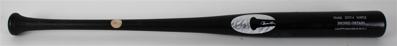 2024 Shohei Ohtani Chandler Professional Model Game Used Bat (MEARS A8)