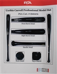 2026 Corbin Carroll Arizona Diamondbacks Louisville Slugger Game Used Professional Model Bat (PSA GU 7.5)