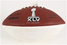 2011 Donald Driver, Charles Woodson & more Green Bay Packers Team Signed Super Bowl XLV Football (PSA/DNA)